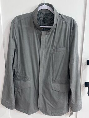 NWT Tremolo Culture Square Gray Tech Utility Jacket Men's 105 (Large/XL)